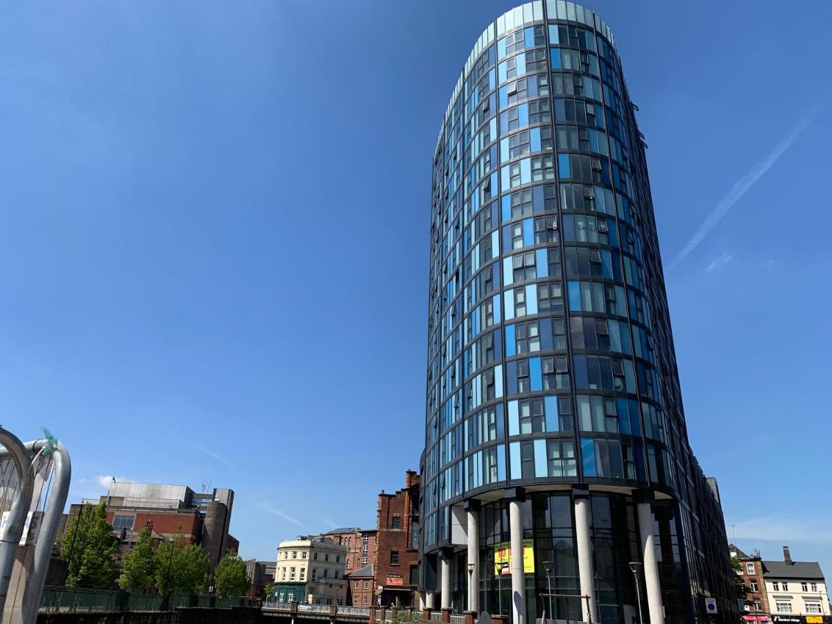 Teal 12: Panoramic City Views from 12th Floor Apartment Sheffield Exterior photo